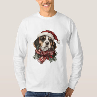T-shirt Beagle de Noël