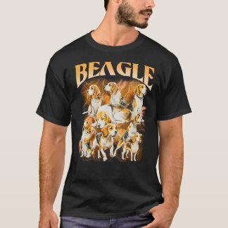T-shirt Beagle Dog  Beagle Dog Vintage 90s Style