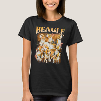 T-shirt Beagle Dog  Beagle Dog Vintage 90s Style