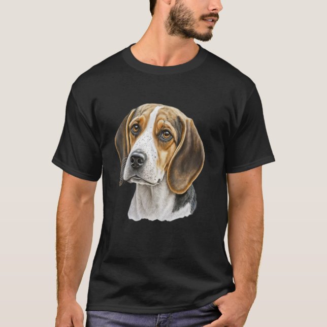 T-shirt Beagle Dog Lover Mom & Dad (Devant)