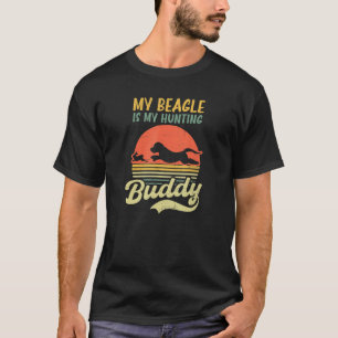 T-shirt Beagle Est Mon Époux De Chasse Design Beagle Chass