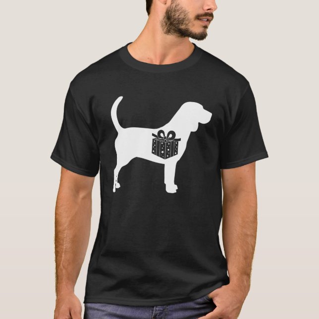 T-shirt Beagle Noël mignon Chien Chien Chien Chien Chien P (Devant)