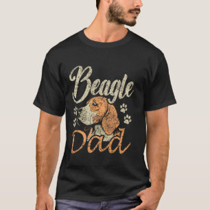 T-shirt Beagle Papa Chiot Beagles Amoureux des chiens Beag