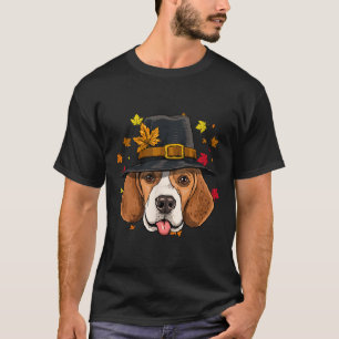 T-shirt Beagle Thanksgiving Pèlerin Turquie Fête automne a