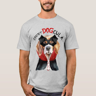 T-shirt Beagle Vampire Chien Drôle Halloween