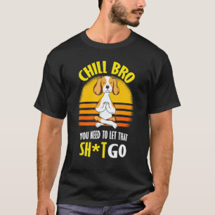T-shirt Beagle Yoga Chill Frère