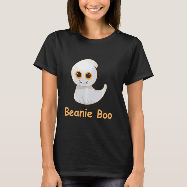 T-shirt Beanie Boo Drôle Halloween Poupée Fantôme Pour Boo (Devant)