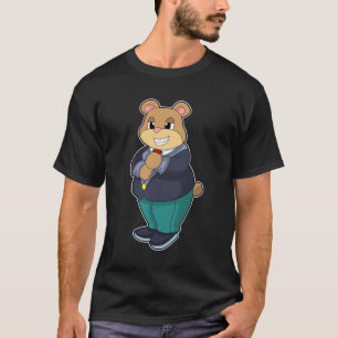 T-shirt Bear as Groom with Suit