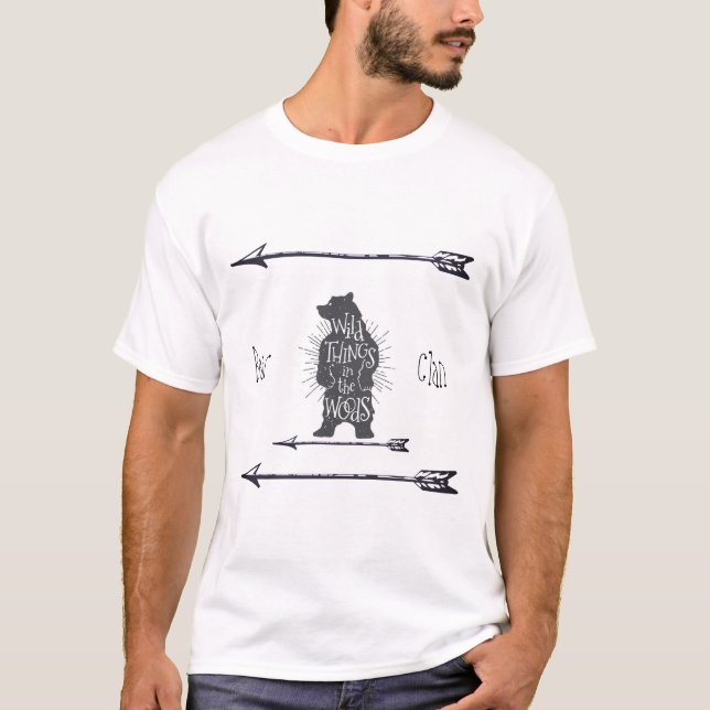 T-shirt Bear Clan Amérindien (Devant)