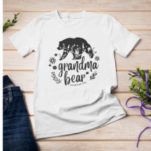 Bear de grand-mère florale mignonne | Cadeau pour