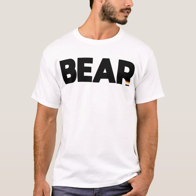T-shirt bear drapeau (Devant)