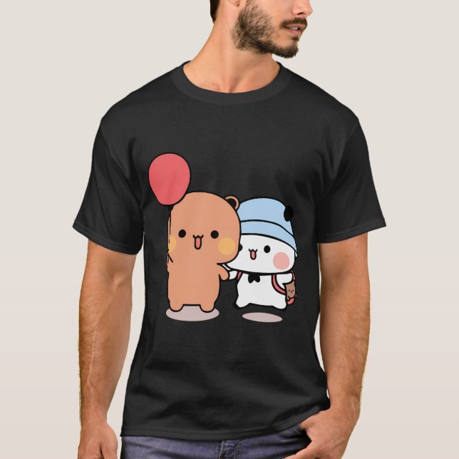 T-shirt Bear Et Panda Bubu Dudu Balloon (Devant)