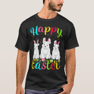 T-shirt Bear Funny Easter Egg Bunny Polar Bear Happy East