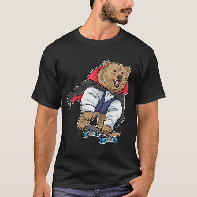 T-shirt Bear Halloween Vampire (Devant)