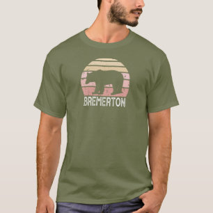 T-shirt Bear rétro Bremerton Washington