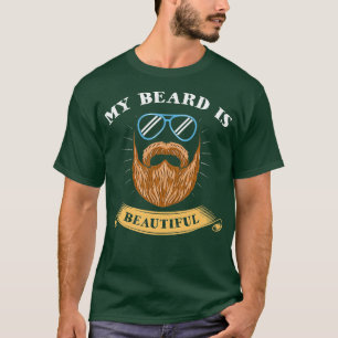 T-shirt Beard Est Beau Cool Drôle Meilleur Amateurs De Bar