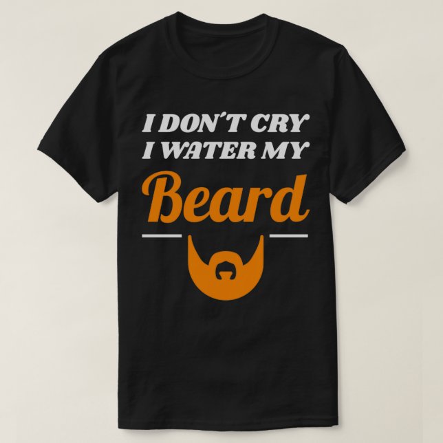 T-shirt Beard Full Moustache Hommes Cadeau (Design devant)
