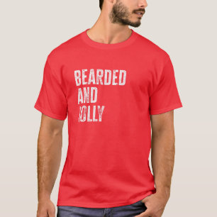 T-shirt Bearded And Jolly Santa Christmas Gift