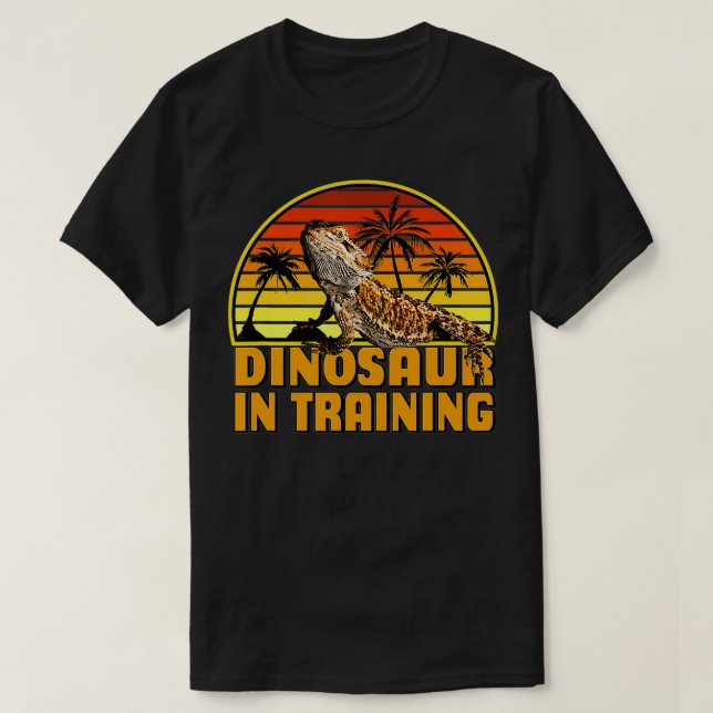 T-shirt Bearded Dragon, Funny Lizard  (Design devant)