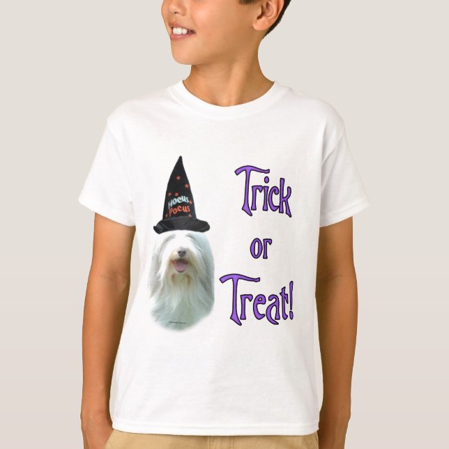 T-shirt Beared Collie Trick (Devant)