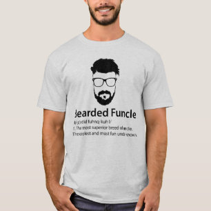 T-shirt Beared Funcle Description Beard Day Shirt Funny