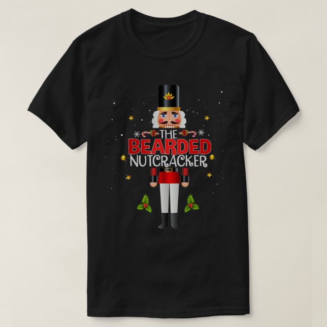 T-shirt Beared Nutcracker Group Correspondance famille Noë (Design devant)