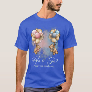 T-shirt Bears Balloons Poppy peut attendre avant la révéla