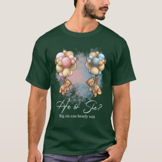 T-shirt Bears Ballos Big Sis peut attendre avant Genre Rev