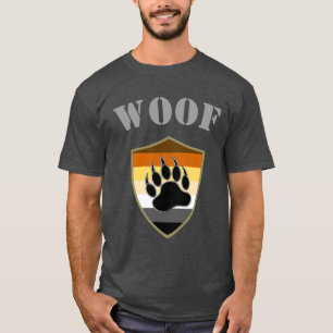 T-shirt Bears Fierté drapeau Ours Paw Woof