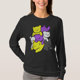T-shirt Bears non binaire mûre Indicateur non binaire Prid