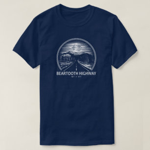 T-shirt Beartooth Highway Montana Wyoming Forest
