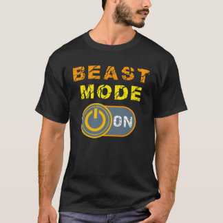 T-shirt Beast Beast Activated Workout Gym Mode