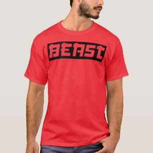 T-shirt BEAST Gym Fitness Workout Bodybuilding Motivation