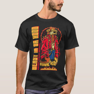 T-shirt BEAST IN DA HOOD - Revival de la rue animale