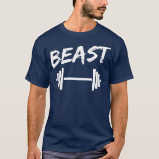 T-shirt Beast Père Fils Fitness Bodybuilding Correspondanc
