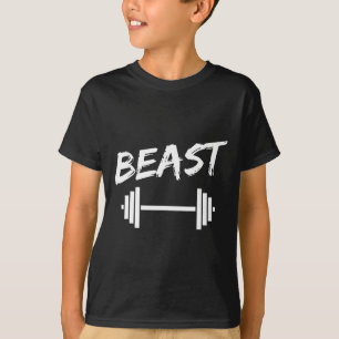 T-shirt Beast Père Fils Fitness Bodybuilding Correspondanc