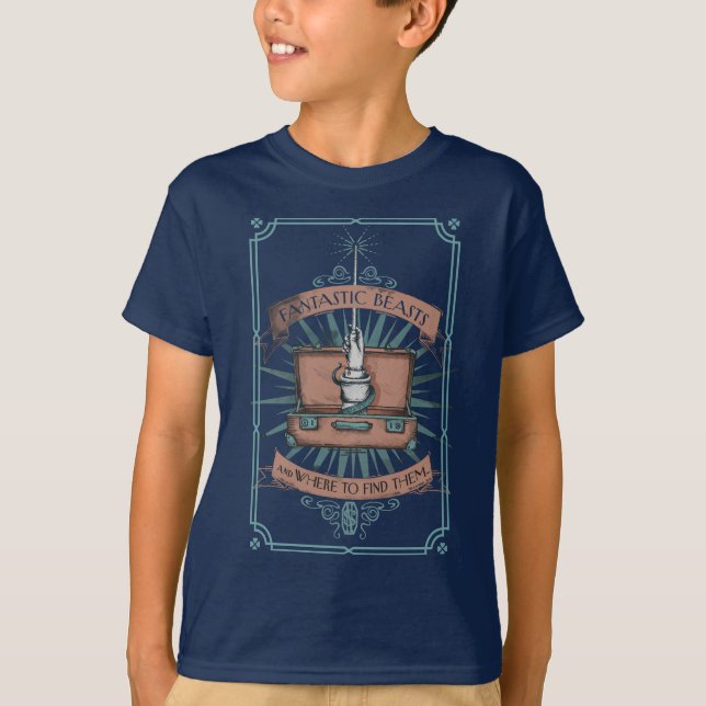 T-shirt BEASTS FANTASTIQUES ET OÙ LES TROUVERMC Porte-docu (Devant)