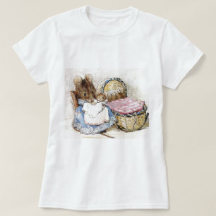 T-shirt Beatrix Potter, Hunca Munca, Mère Souris, Custom