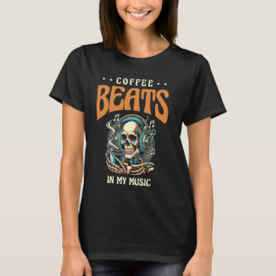 T-shirt Beats De Café Dans Mon Musicien Musicien Producteu