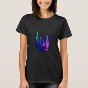 T-shirt Beau château de bois Galaxy
