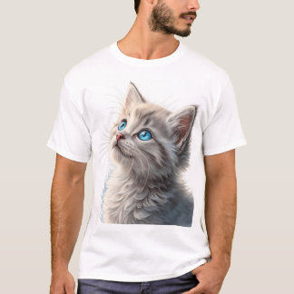 T-shirt Beau chaton