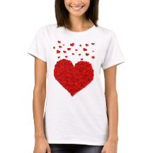 Beau coeur rouge Saint Valentin