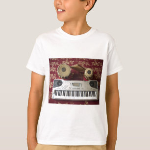 T-shirt Beau Coin Créatif : Tapisserie musicale
