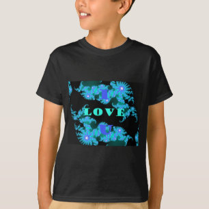 T-shirt Beau coloré amour univers vectoriel art