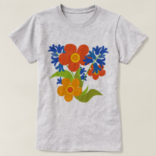 T-shirt Beau design floral simple été
