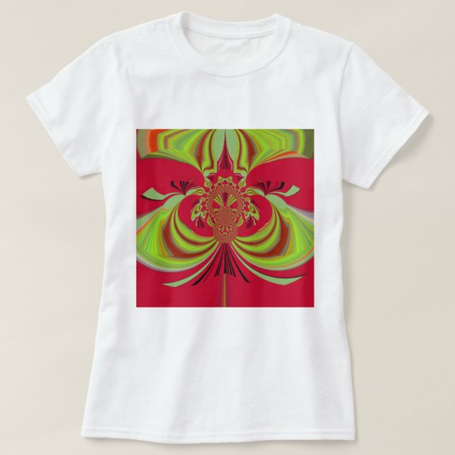T-shirt Beau design jaune rouge. Code vecteur d'inspiratio (Design devant)