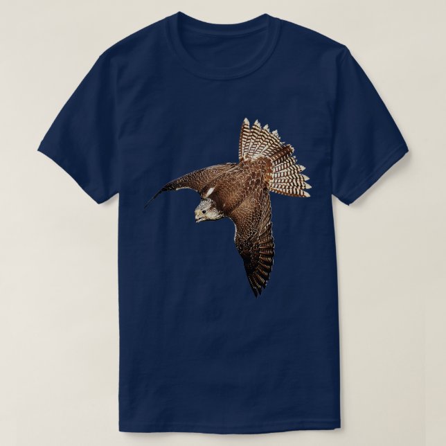 T-shirt Beau Faucon Raptor Vol Oiseau de Prey Birder (Design devant)