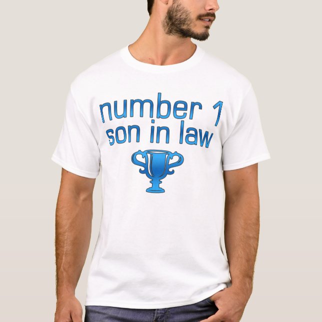 T-shirt Beau-fils du numéro 1 (Devant)