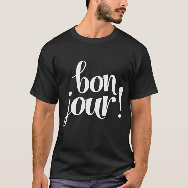 T-shirt Beau jour de Bonjour (Devant)