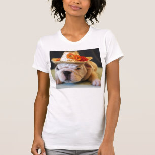 T-shirt Beau lis, bouledogue anglais